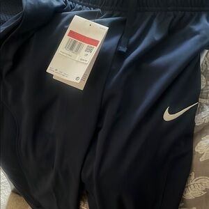 Nike Kids Sweatpants - Navy and Silver